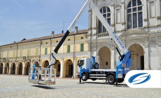 Camion piattaforma aerea forSte 44TJ Socage