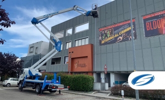 Piattaforma aerea con cestello ForSte 32DJ SPEED altezza cesto