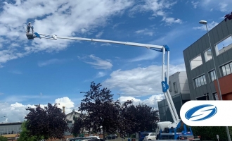 Piattaforma aerea con cestello 32DJ SPEED sbraccio