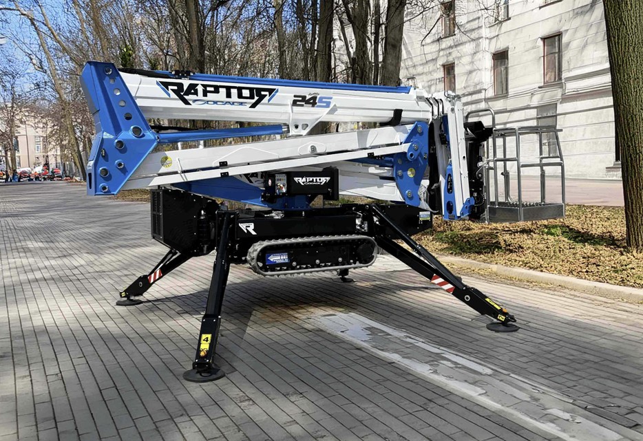Piattaforma aerea cingolata Raptor 24S