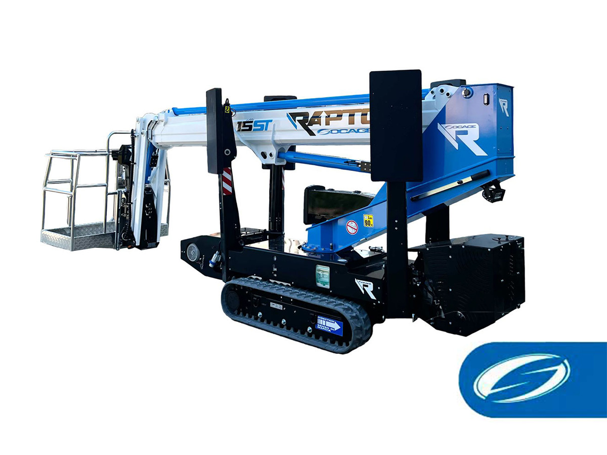 Piattaforma cingolata telescopica Raptor 18ST